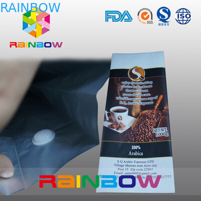 ถุงพลาสติกที่กำหนดเองวาล์ว Degassing บรรจุภัณฑ์สำหรับบรรจุถุงกาแฟ