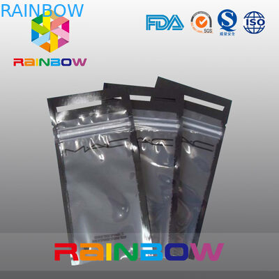 พิมพ์ผ่านโลโก้ชุดหูฟัง / หูฟังบรรจุภัณฑ์ถุง / กระเป๋าด้วย Ziplock