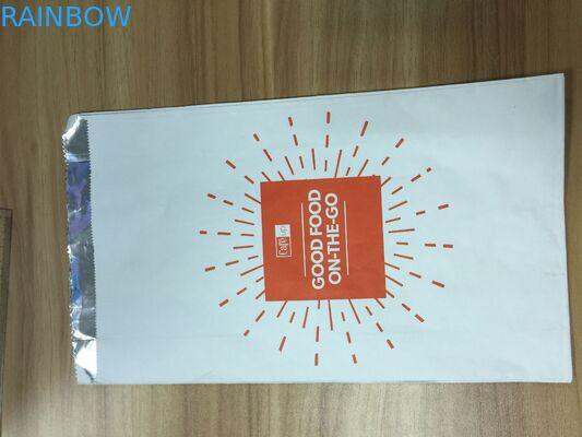 กระดาษคราฟท์เรียงรายฟอยล์ภายในไก่ย่างถุงบรรจุภัณฑ์ออกแบบเอง