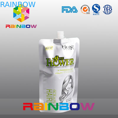 Red Stand Up Spout บรรจุภัณฑ์กระเป๋าพร้อม Spout Top, Liquid Spout Bags