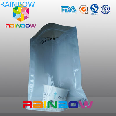 โลโก้ที่กำหนดเองล้างหน้าป้องกันไฟฟ้าสถิตย์ป้องกันถุงโพลีมีซิปสำหรับอุปกรณ์อิเล็กทรอนิกส์