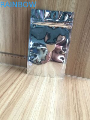 ถุงบรรจุภัณฑ์ซิปล็อค Mylar ฟอยล์ขนาดเล็กธรรมดาเมล็ด / เครื่องเทศ / ผง / แป้งบรรจุภัณฑ์