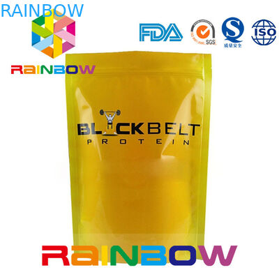 ถุงอลูมิเนียมฟอยล์มันขึ้นยืนบรรจุภัณฑ์ถุงซิปล็อค