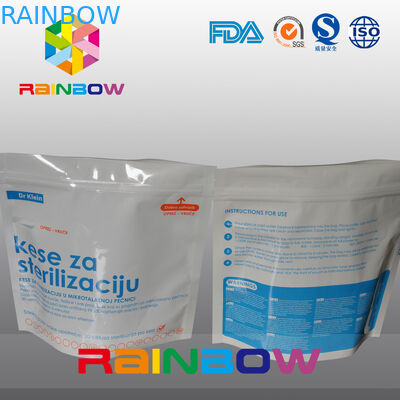 อาหารเกรด Retort กระเป๋าถุงพลาสติกบรรจุภัณฑ์ไมโครเวฟถุงทำอาหารที่มีรูวาล์ว