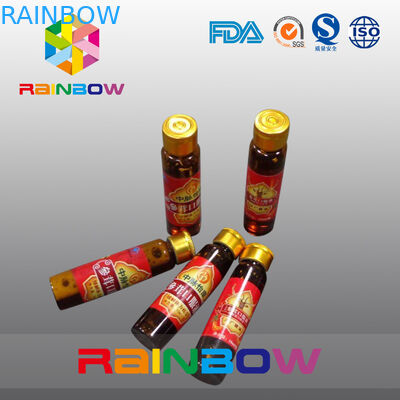 พิมพ์ฉลากหดตัว PVC / PET สูงการหดตัวด้วยความร้อน / ฉลากหดความร้อน