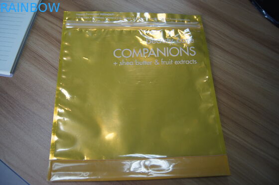 ถุงบรรจุภัณฑ์เครื่องสำอางค์พลาสติกแสดงหน้า