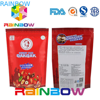 400 กรัม Side Gusset Matte Silver อลูมิเนียมฟอยล์ถุง Sambi Classic สำหรับเมล็ดกาแฟ