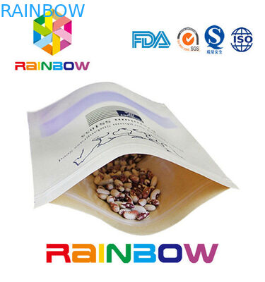 400 กรัม Side Gusset Matte Silver อลูมิเนียมฟอยล์ถุง Sambi Classic สำหรับเมล็ดกาแฟ