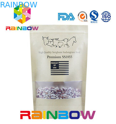 อาหารเกรดยืนขึ้นถุงซิปสำหรับชิปมะพร้าว / อาหารสัตว์เลี้ยง / ขนม / บิสกิต