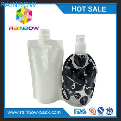 ถุงบรรจุอาหารหัดดื่มบรรจุภัณฑ์แบบมีซิปยืนอยู่ด้านบน