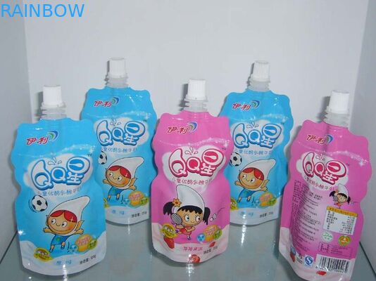 ถุงพลาสติกเหลวบรรจุภัณฑ์สำหรับการดื่ม / บรรจุ doypack แบบยืดหยุ่น