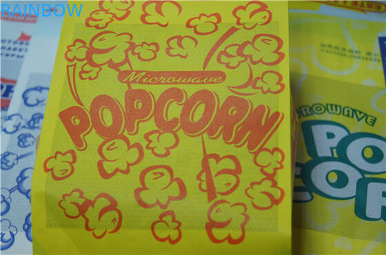 ถุงกระดาษแบบกำหนดเองด้านล่างสีน้ำตาลเกรดอาหารเปิดสุดสำหรับขนม