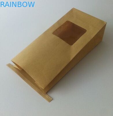 ฟอยล์เรียงเส้นขนมขบเคี้ยวถุงบรรจุภัณฑ์ถุงกระดาษถุงกระดาษคราฟท์พร้อมกระป๋อง