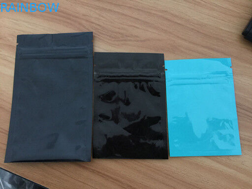 Shining Clear Flat Mylar Foil Ziplock Pouch บรรจุภัณฑ์สำหรับ Chil Seed / ชาเขียว
