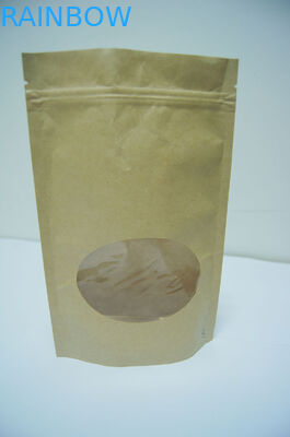 กาแฟชาซองอลูมิเนียมฟอยล์บรรจุถุงคราฟท์ Ziplock กระเป๋า 250 กรัม 500 กรัม