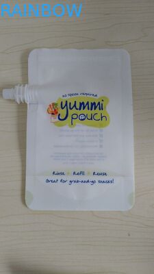 กระเป๋าใส่อาหารเสริมเด็กแบบพกพา BPA Free ขนาด 5 ออนซ์พร้อม Ziplock