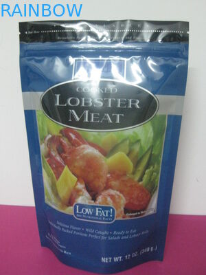 บรรจุภัณฑ์ถุงพลาสติกฟอยล์ผนึกลุกขึ้นยืนถุงอลูมิเนียมฟอยล์ลามิเนตฟอยล์