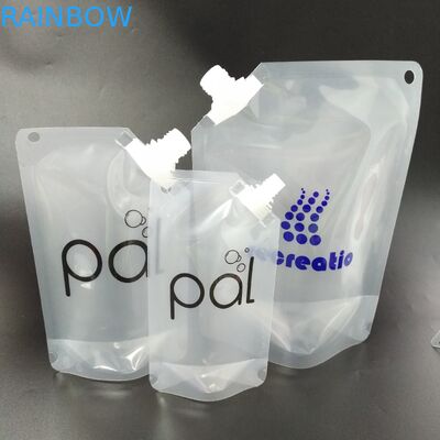 Stand Up Spout Pouch บรรจุภัณฑ์ถุงพวยเหลวบรรจุภัณฑ์อาหารที่นำกลับมาใช้ใหม่ได้