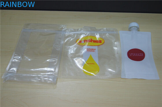 องค์การอาหารและยาได้รับการอนุมัติ 500 มล. หมักน้ำผึ้งอินทรีย์เครื่องดื่มบรรจุภัณฑ์ถุงยืนพวย