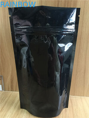 อลูมิเนียมฟอยล์ถุงเป้าเสื้อกางเกงด้านล่างเก็บ Ziplock ป่องบรรจุภัณฑ์ผงข้าว