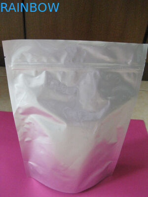 ถุงฟอยล์อลูมิเนียมกันน้ำ Stand Up บรรจุภัณฑ์ถุงฟอยล์อลูมิเนียมบริสุทธิ์สำหรับกาแฟ / ชา