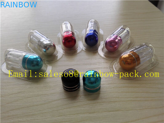 รูปทรงแปดเหลี่ยม กระป๋องยาพลาสติก 10 มล กระป๋องแคปซูลเปล่า สําหรับกระป๋องแคปซูลเดียว