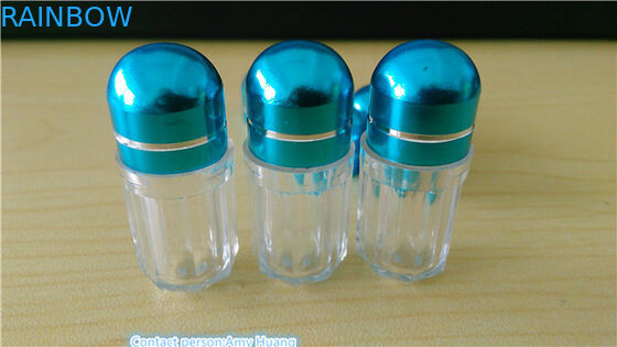 กระป๋องยาพลาสติกขนาดเล็กที่สามารถนําไปใช้ได้อีกครั้ง กระป๋องยาพลาสติกเปล่า สําหรับกระป๋องเดียว