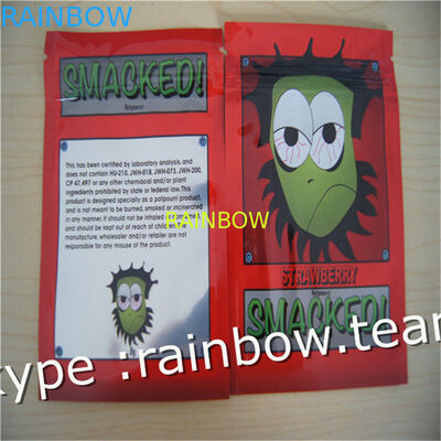 ถุงธูปสมุนไพร / สามด้านถุงซิปซีล / ที่กำหนดเองถุงธูปสมุนไพรสำหรับ 1 กรัม / 2 กรัม / 3 กรัม / 4 กรัม / 5 กรัมซองกระเป๋าสำหรับผง