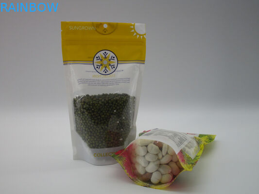 ฉลากส่วนตัวยืนขึ้นถุงซิปขนมขบเคี้ยวบรรจุภัณฑ์อลูมิเนียมฟอยล์