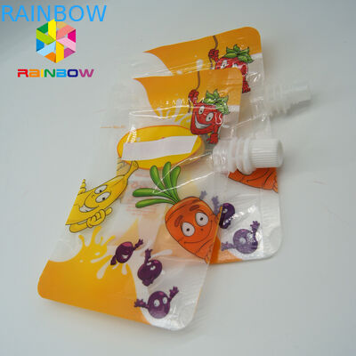 ล้างถุงหัดดื่มของเหลวพลาสติกลุกขึ้นยืนกระเป๋าด้านบนพวย