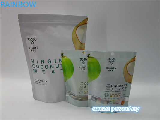 สัตว์เลี้ยง PET + AL + PE มะพร้าวกระตุกถุงขนมบรรจุภัณฑ์ผิวด้าน / ผิวมัน