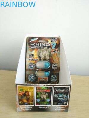 OEM ODM กล่องกระดาษบรรจุภัณฑ์ชายเสริมยาคอนเทนเนอร์