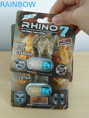 OEM ODM กล่องกระดาษบรรจุภัณฑ์ชายเสริมยาคอนเทนเนอร์