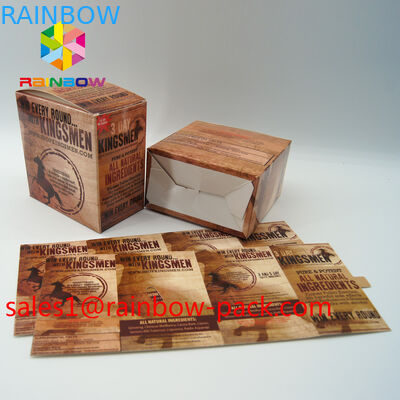 สีดำ Mamba แสดงกล่องยาเพิ่มประสิทธิภาพเซ็กส์การ์ดบรรจุภัณฑ์ยาเอฟเฟกต์ยา 3 มิติ