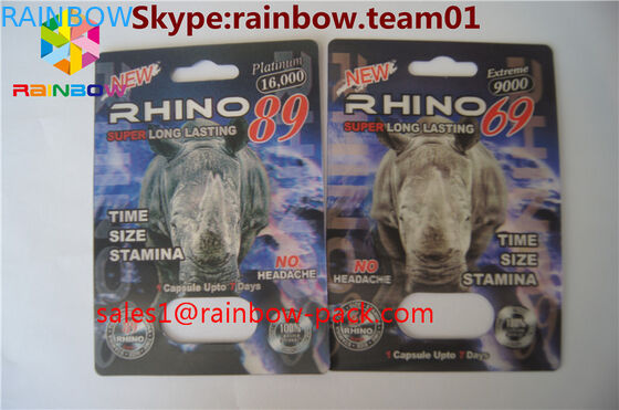 3D บัตรพิมพ์ FX 25000 แม่และเด็กพลาสติกบัตร 3D ที่กำหนดเองพิมพ์แรด V7 3D เพศ pillspackaging