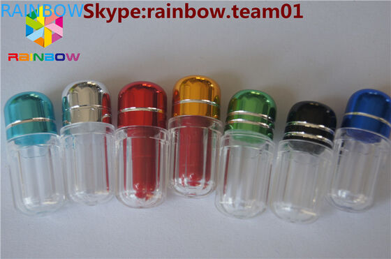 แรดขวดยาที่ว่างเปล่าขายเพศขวดยาที่มีแหวนหมวกแคปซูลรูปภาชนะขายส่งขวดยา