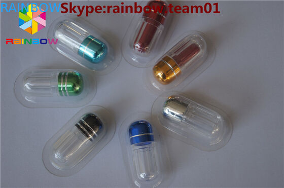 ขายส่งขยายขนาดอวัยวะเพศแคปซูลพลาสติกขวดยาเพศที่ว่างเปล่าอวัยวะเพศชายขยายแคปซูลเพศขวดยา