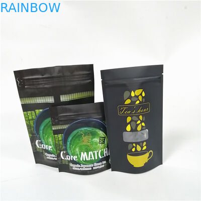 Custum พิมพ์เคลือบด้านสำเร็จรูปถุงพลาสติกบรรจุภัณฑ์ผงโปรตีนยืนขึ้นถุงฟอยล์ mylar