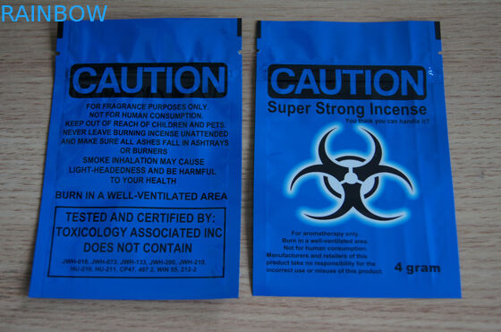 สารสกัดจากพฤกษชาติเครื่องเทศบรรจุภัณฑ์ถุง Klimax สมุนไพรธูปซิปล็อคถุงพลาสติก