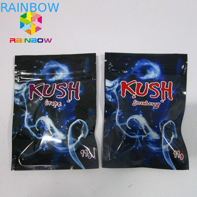 Resealable Spice Herbal ธูปบรรจุภัณฑ์, ถุง ziplock mylar One Side Clear