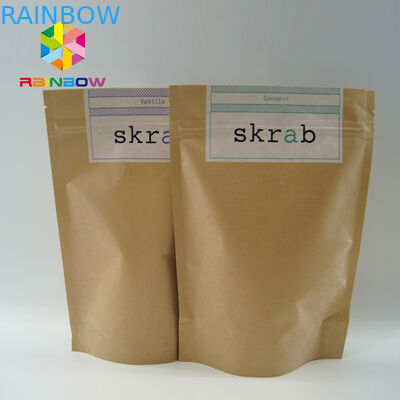 มีความทนทานเรียงรายอลูมิเนียมฟอยล์ยืนขึ้นถุงบรรจุภัณฑ์สำหรับอาหารเป็นมิตรกับสิ่งแวดล้อม