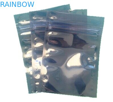 ถุงซิปป้องกันไฟฟ้าสถิตย์ซิปเงินใหญ่ / ไนลอนใสครึ่งตัว