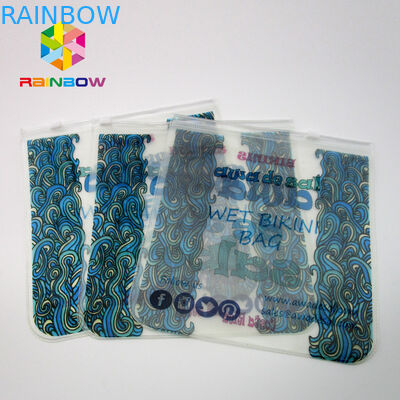 ถุง PVC ใสถุงบิกินี่, ชุดว่ายน้ำพลาสติก EVA กระเป๋ามีซิป