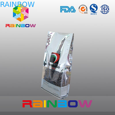 บรรจุภัณฑ์ชาก้นแบนด้านเป้าเสื้อกางเกงแบนถุงกาแฟเมล็ดกาแฟ