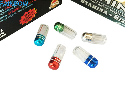 แดงแรด 69 ขยายขนาดอวัยวะเพศแคปซูลขวดกระสุน / ยาเพศขวดยาพลาสติก