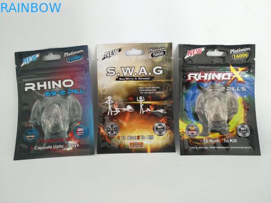 ลามิเนตอาหารฟอยล์ถุงบรรจุภัณฑ์ Encore ทางการแพทย์ถุงยา Ziplock