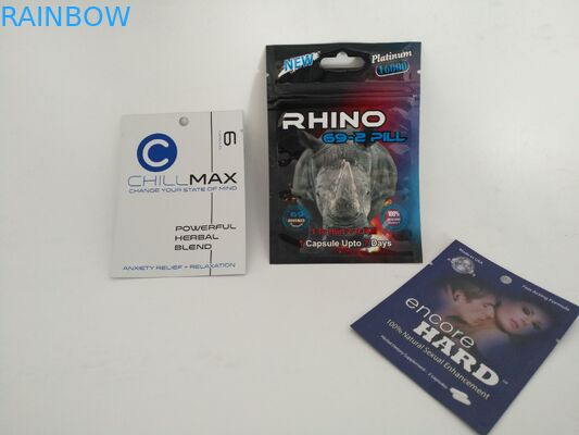 ลามิเนตอาหารฟอยล์ถุงบรรจุภัณฑ์ Encore ทางการแพทย์ถุงยา Ziplock