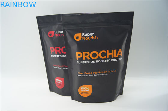 Food Grade Stand up Pouch with Zip สำหรับเขย่าผงบรรจุภัณฑ์