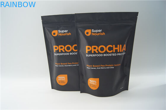 Food Grade Stand up Pouch with Zip สำหรับเขย่าผงบรรจุภัณฑ์