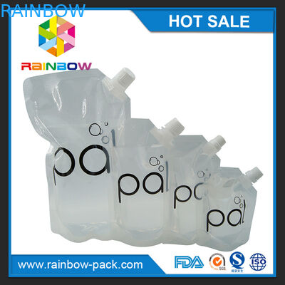 กระเป๋าไวน์ใส 4oz / 8oz / 16oz พร้อม BPA ฟรี